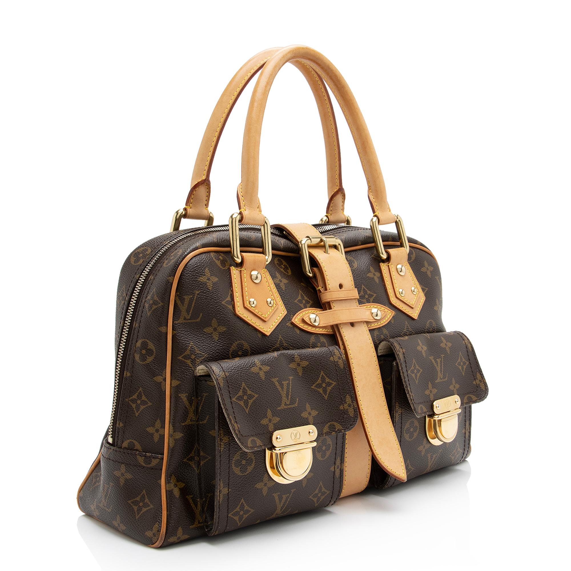 LOUIS VUITTON Monogram Manhattan GM Satchel Bag